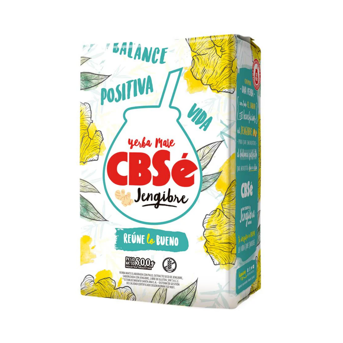 Yerba Mate CBSé Guaraná Sin TACC, 500 g / 17,63 oz