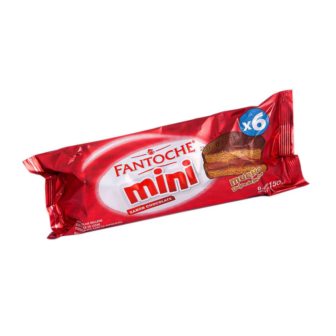 Alfajor Mini Negro Fantoche 150 g / 5,29 oz (Pack 6)