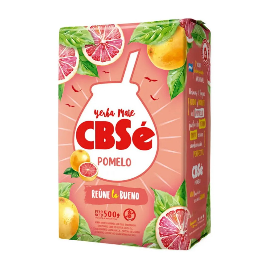 Yerba Mate CBSé Pomelo Sin TACC – 500 g / 17.63 oz