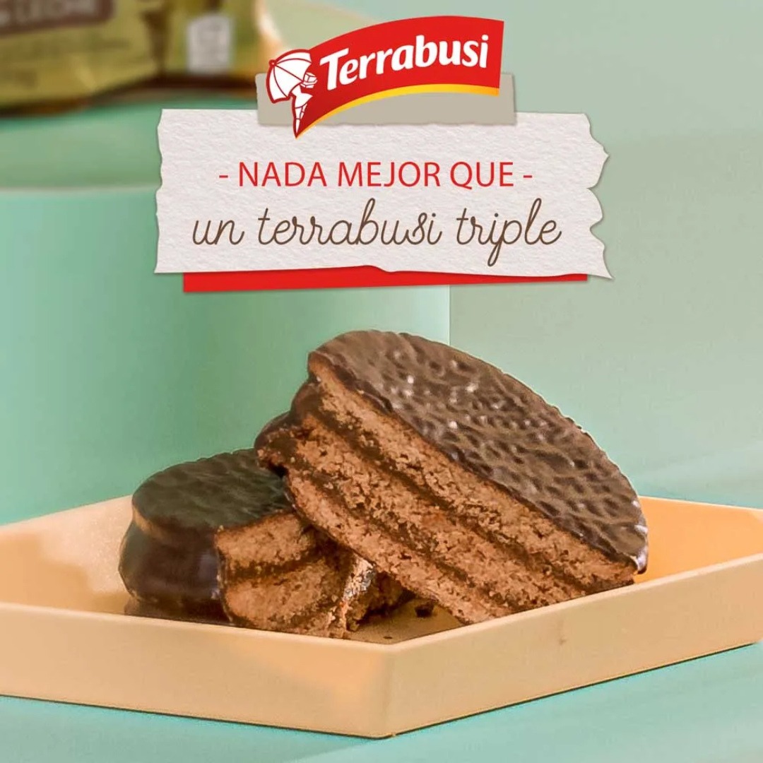 Alfajor Terrabusi Triple Cake Paquete de 12 unidades