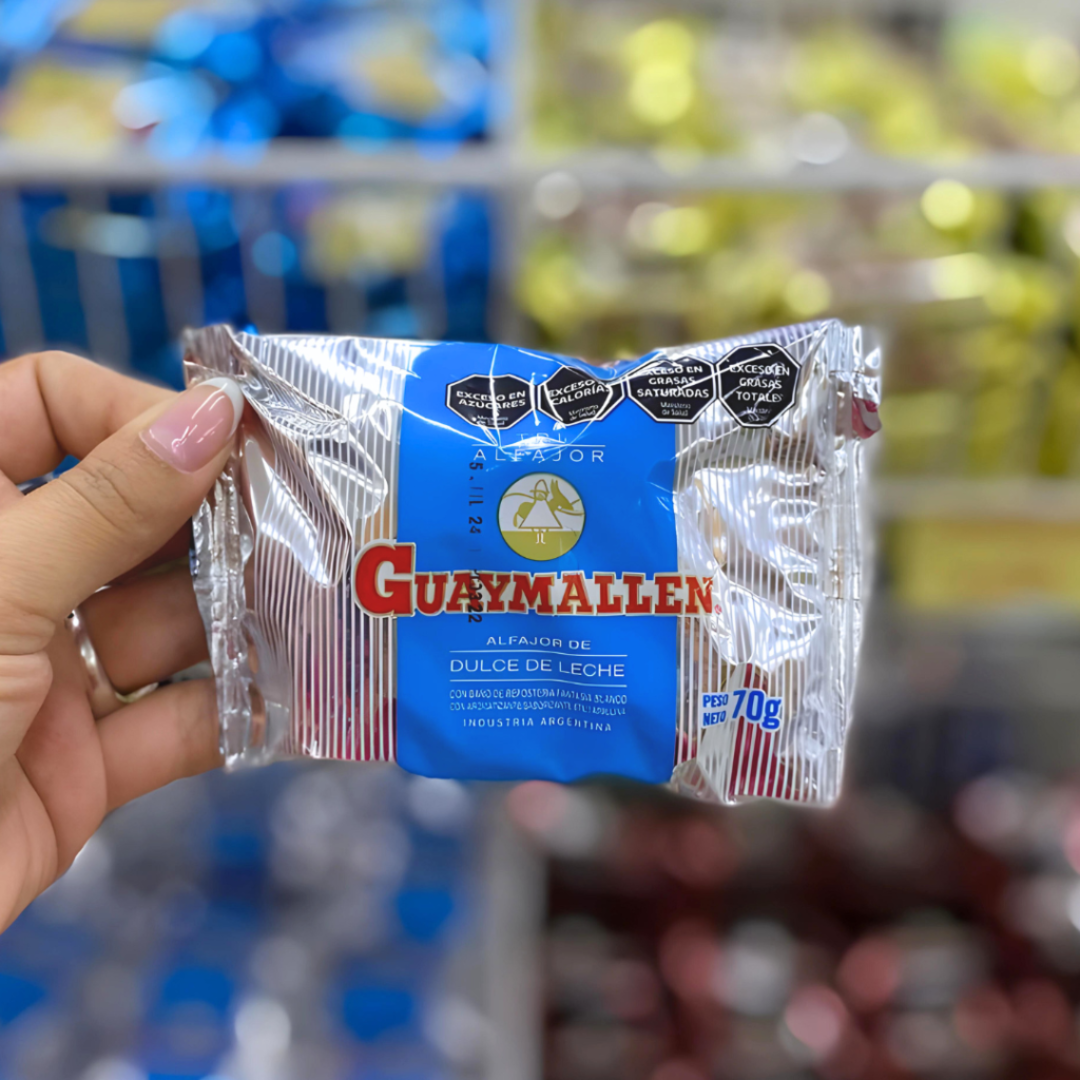 Alfajor Guaymallén Triple de Chocolate Blanco Paquete de 6 unidades – 70 g c/u
