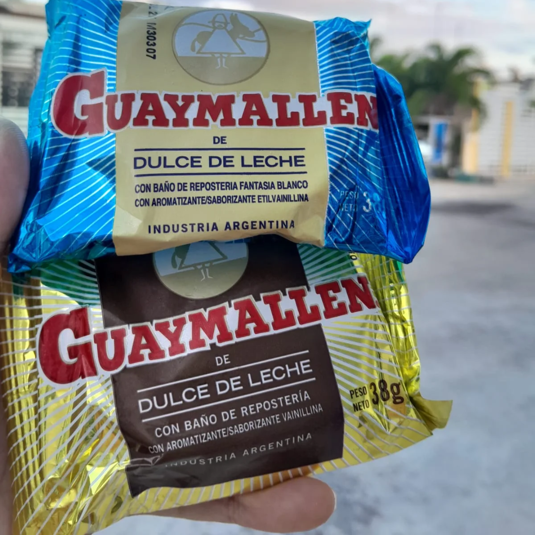 Alfajor Guaymallen de Chocolate negro, 38 g / 1.34 oz (Pack 6 Unidades)