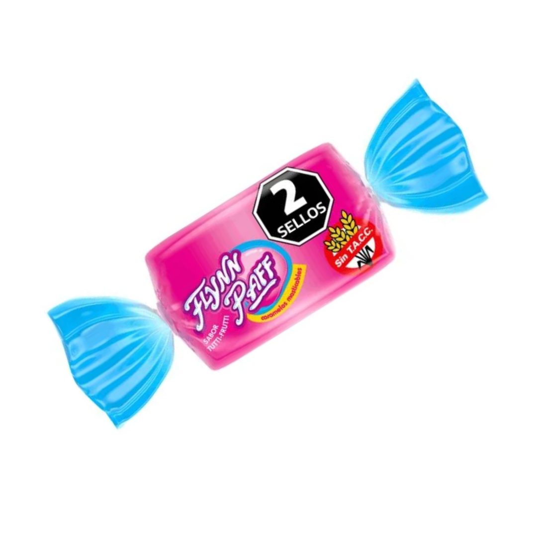Caramelos Flyn Paff – Sabor Tutti Frutti Caja de 70 unidades – 560 g / 19,75 oz