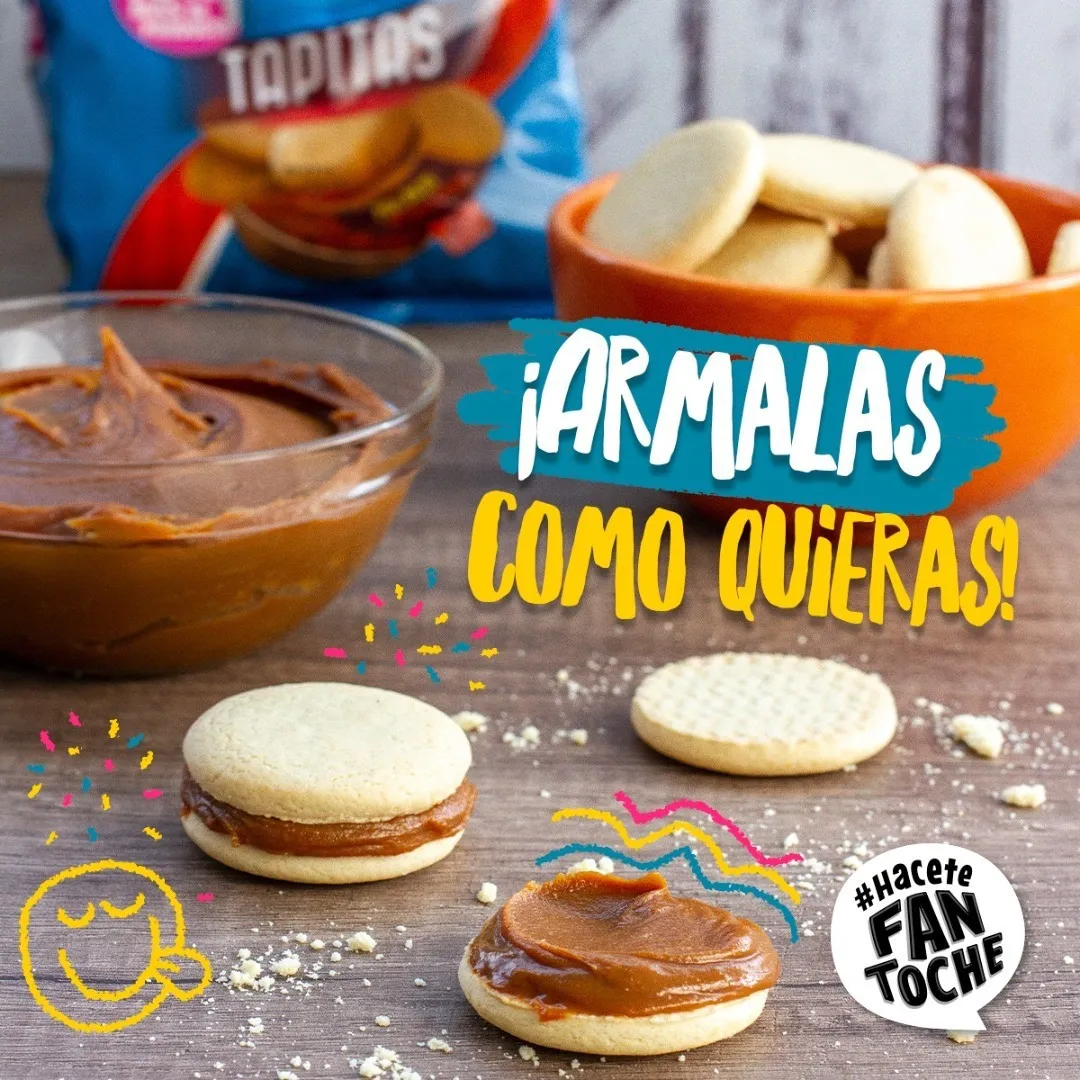 Tapitas de Alfajores Fantoche 350 g / 12,34 oz