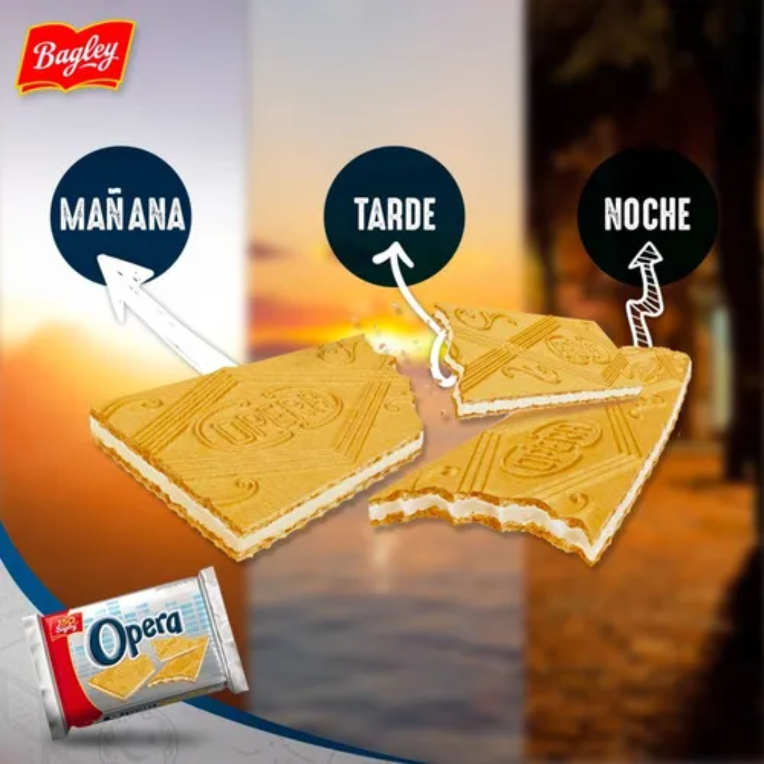 Galletitas Rellenas Opera de Bagley – 220 g / 7,76 oz