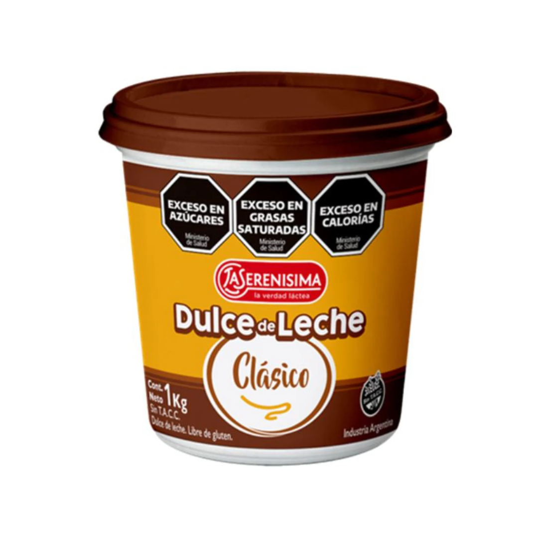 La Serenísima Clásico Dulce de Leche Sin T.A.C.C – 1 kg / 2.2 lb