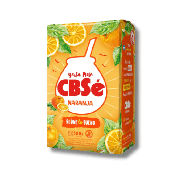 Yerba Mate Mate CBSe Sabor a Naranja 500g / 1.1 libras