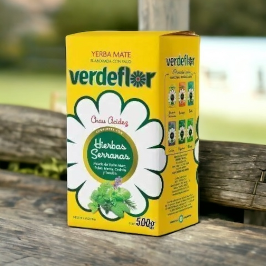 Yerba Mate Verdeflor Hierbas Serranas – 500 g / 17.63 oz
