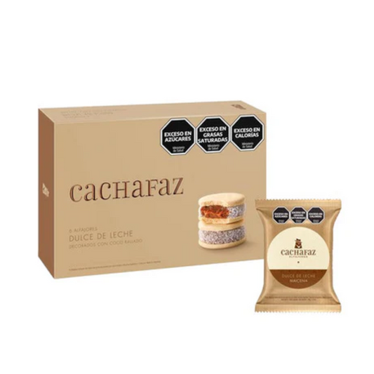 Alfajores Cachafaz Cornstarch with Grated Coconut 12 units