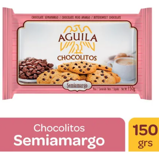 Chocolitos Águila – Chips de Chocolate Semiamargo – 150 g / 5.29 oz