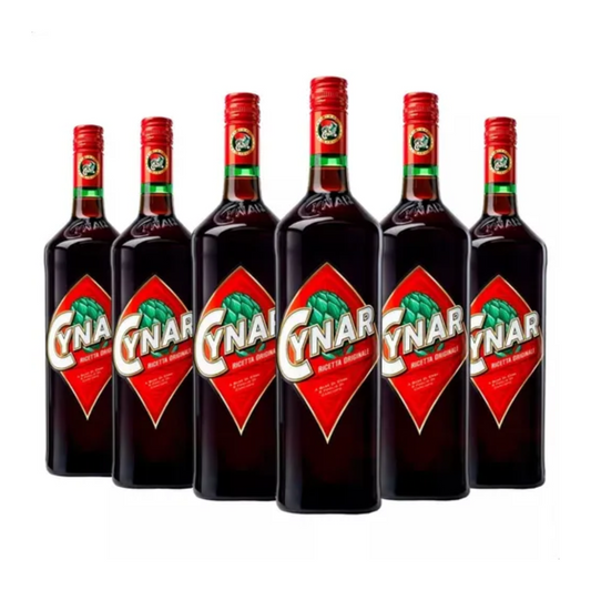 Combo de 6 Aperitivos Cynar, 750 mL / 25.36 oz cada uno (Total 99.88 oz)