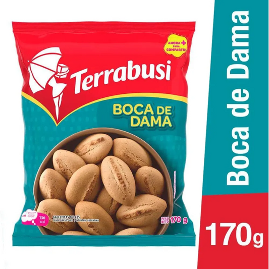 Galletitas Dulces Boca de Dama Terrabusi – Pack x3, 170 g / 5,99 oz