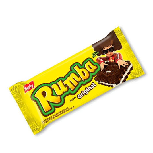 Galletitas Rumba de Chocolate Relleno de Vainilla – 112 g