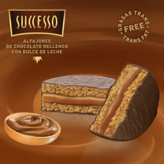 Alfajores mixtos Successo, 600 g / 21,16 oz (Caja de 12 unidades)