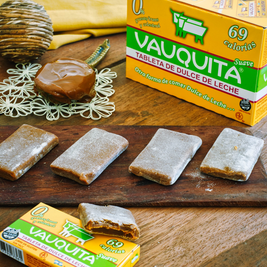 Vauquita Suave – Caja de 18 Barras de Dulce de Leche – 396 g