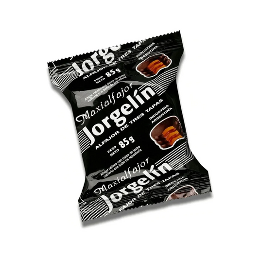Alfajor Jorgelín Triple Chocolate Negro Paquete de 6 unidades – 85 g c/u