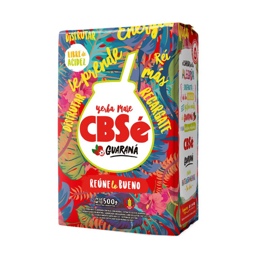 Yerba Mate CBSé Guaraná Sin TACC, 500 g / 17,63 oz