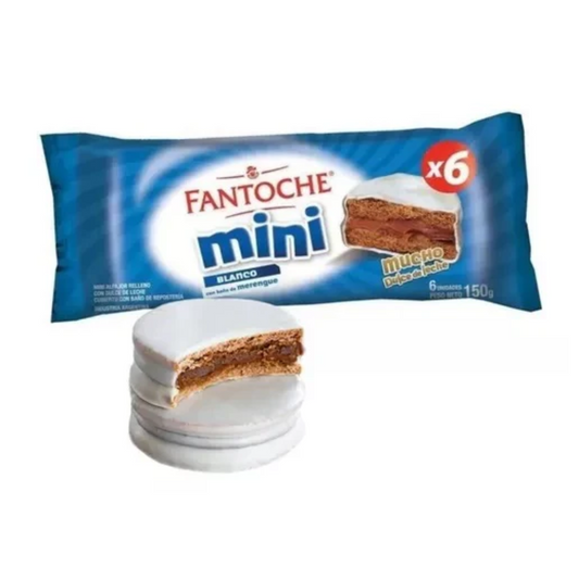 Alfajor Mini Blanco Fantoche 150 g / 5,29 oz (Pack 6)