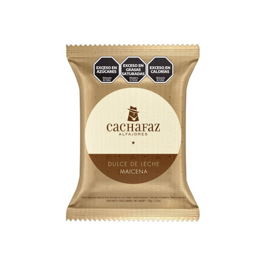 Alfajores Cachafaz Cornstarch with Grated Coconut 12 units
