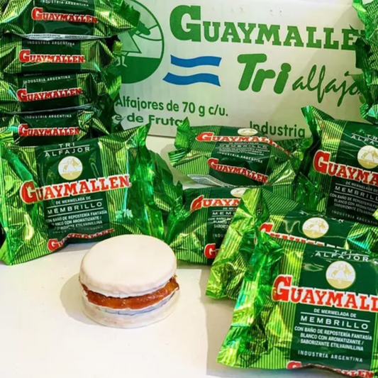 Alfajor Guaymallen Triple de fruta, 70 g / 2,46 oz (Pack 6 unidades)