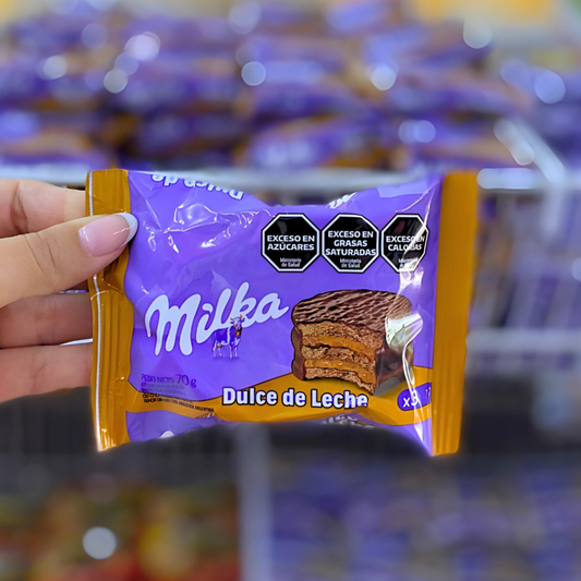Alfajor Milka Triple Dulce de Leche Paquete de 6 unidades – 70 g c/u