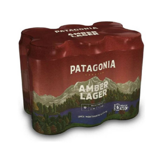 Cerveza Patagonia Amber Lager 473 ml / 99,88 oz (Pack 6)