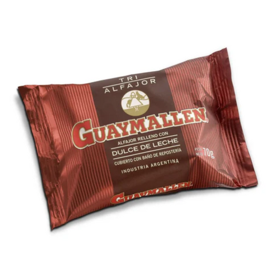 Alfajor Guaymallén Triple de Chocolate Negro Paquete de 6 unidades – 70 g c/u