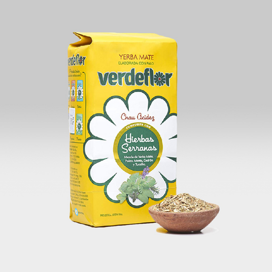 Yerba Mate Verdeflor Hierbas Serranas – 500 g / 17.63 oz