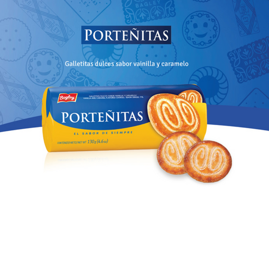 Galletitas Azucaradas Porteñitas Bagley – 130 g / 4,58 oz