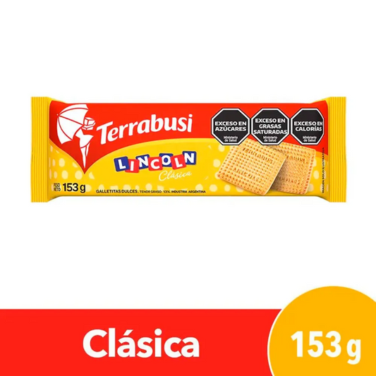 Galletitas Dulces Lincoln Clásicas – 153 g