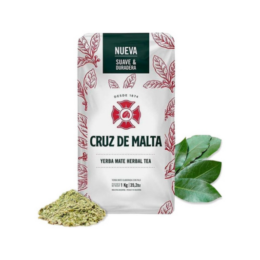 Yerba Mate Cruz de Malta Tradicional – 1 kg / 35.27 oz