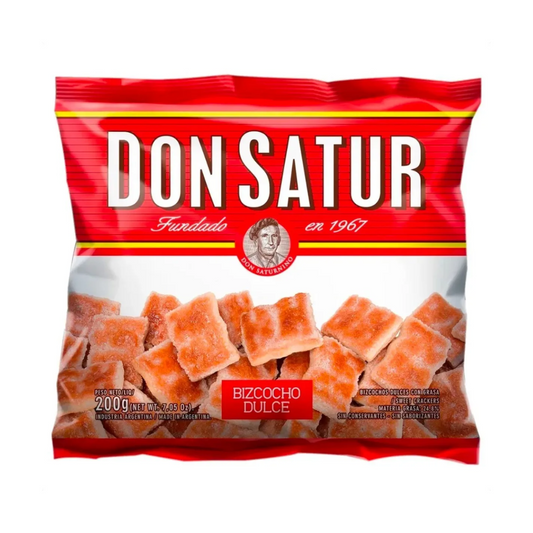 Bizcochos Tradicionales Don Satur Dulces 200 g / 7,05 (Paquete de 6)