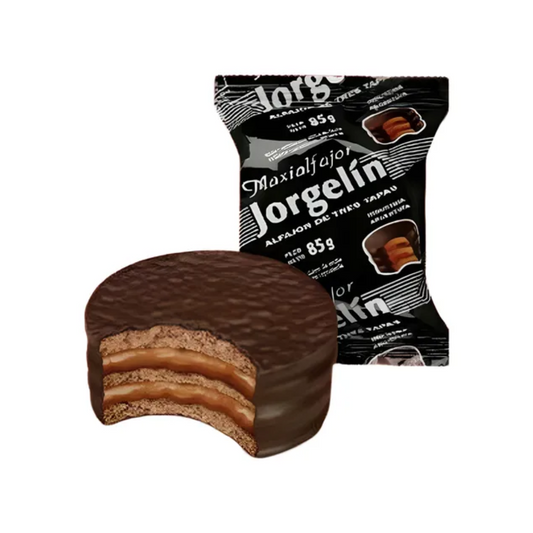Alfajor Jorgelín Triple Chocolate Negro Paquete de 6 unidades – 85 g c/u