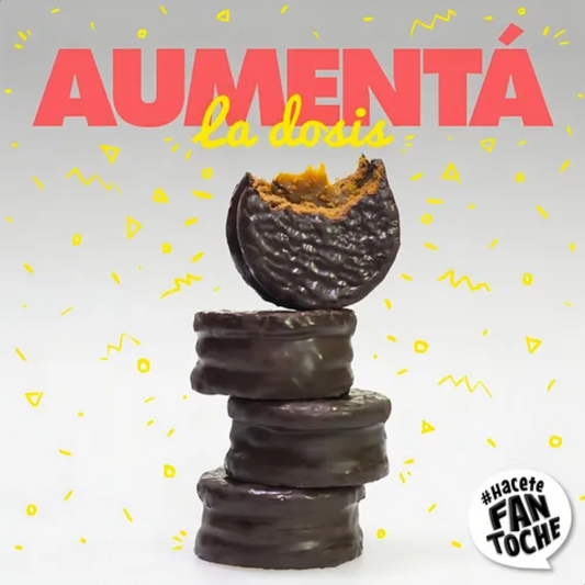 Alfajor Mini Negro Fantoche 150 g / 5,29 oz (Pack 6)