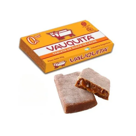Vauquita Barra de Dulce de Leche Clásica Sin TACC Caja de 18 unidades