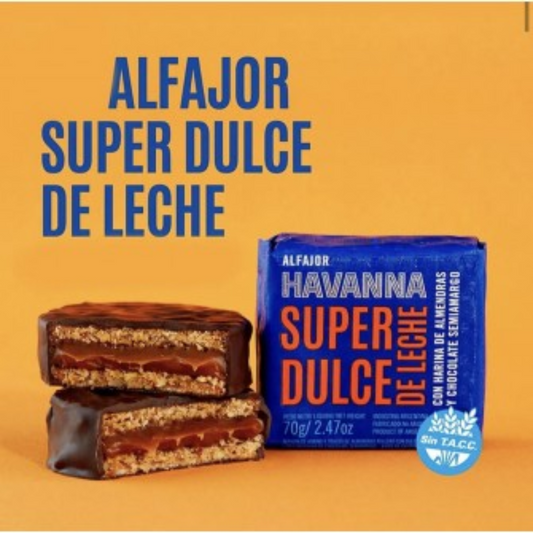 Alfajores Havanna Súper Dulce de Leche Caja de 9 unidades – 459 g / 16.19 oz