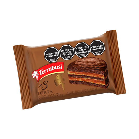 Alfajor Terrabusi Triple Cake Paquete de 12 unidades