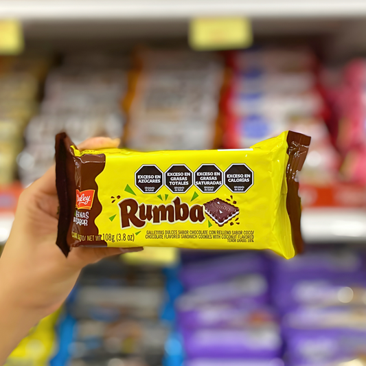Galletitas Rumba de Chocolate Relleno de Vainilla – 112 g