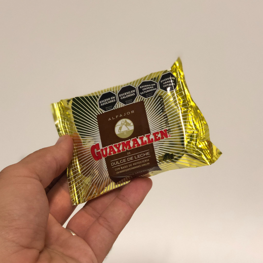 Alfajor Guaymallen de Chocolate negro, 38 g / 1.34 oz (Pack 6 Unidades)