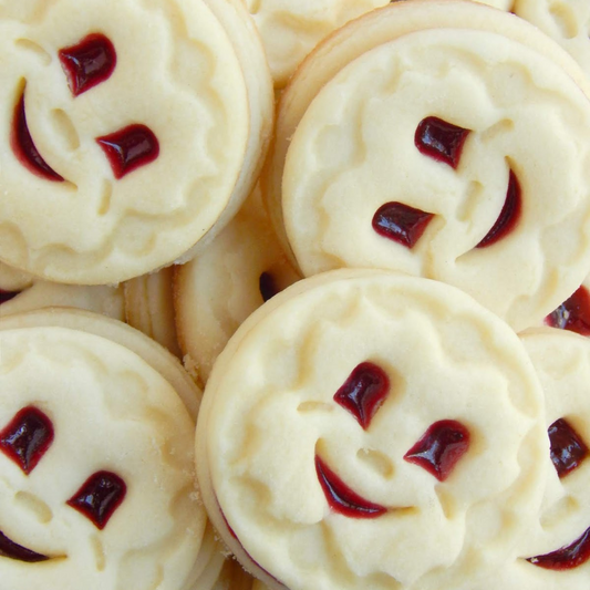 Galletas Sonrisas con Relleno de Gelatina de Frambuesa – Pack x3, 118 g / 4.2 oz