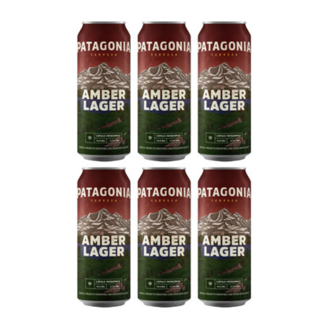 Cerveza Patagonia Amber Lager 473 ml / 99,88 oz (Pack 6)
