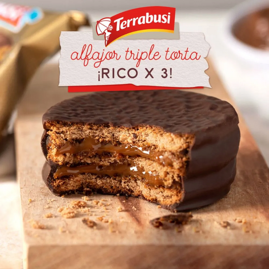 Alfajor Terrabusi Triple Cake Paquete de 12 unidades