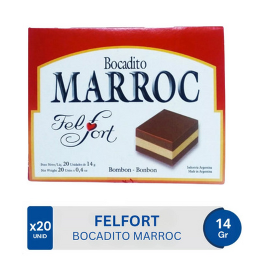 Bocaditos Marroc Felfort – Caja de 20 unidades de 14 g