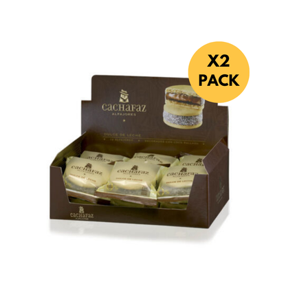 Alfajor CACHAFAZ Maicena 60g pack 12 unidades (2 packs)