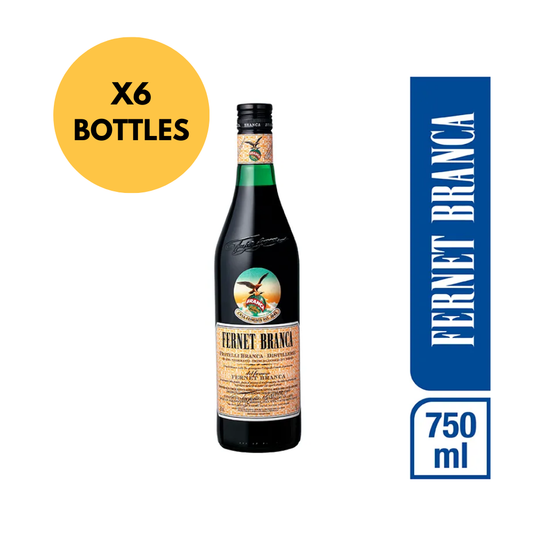 Fernet Branca Argentine 750ml (x6)