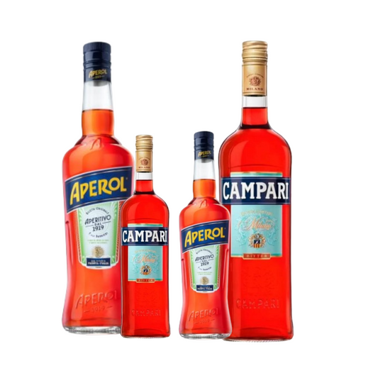 Combo Campari (Campari + Aperol) 2 Campari + 2 Aperol (Pack 4 Unidades)