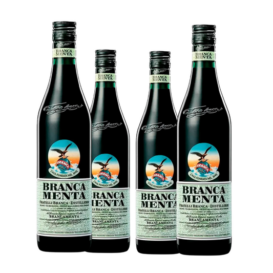 Combo de 4 Fernet Argentino Branca Menta, 750 mL