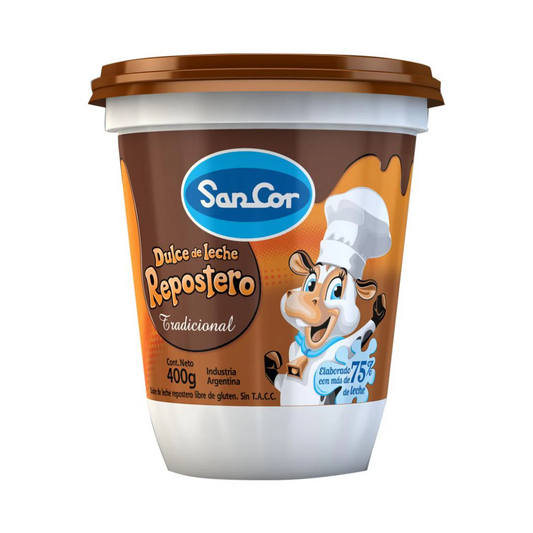 Dulce de Leche Repostero Sancor – Sin T.A.C.C. – 400 g / 14.10 oz
