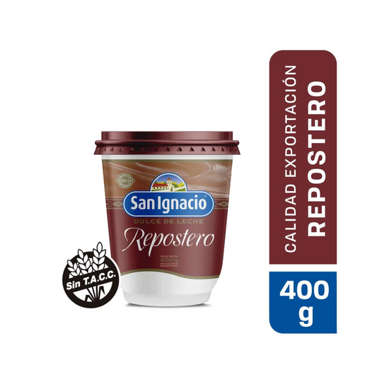 Dulce de Leche Repostero San Ignacio – Sin T.A.C.C. – 400 g / 14.10 oz