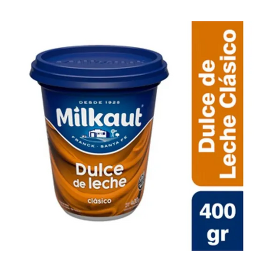 Dulce de Leche Clásico Milkaut – Sin T.A.C.C. – 400 g / 14.10 oz